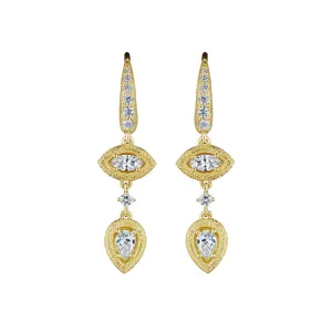 Diamond Drop Earrings