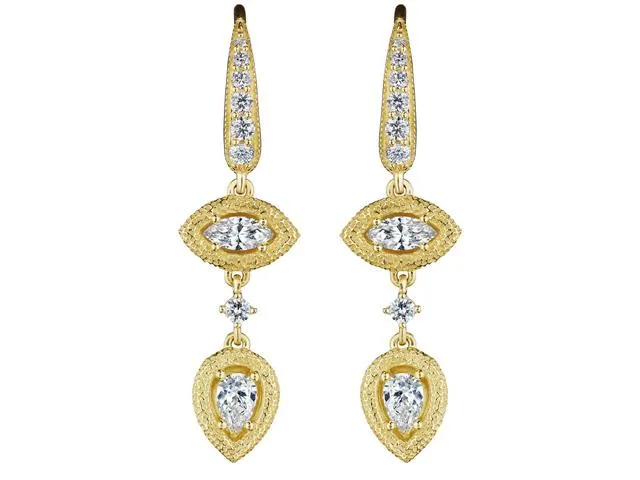 Diamond Drop Earrings