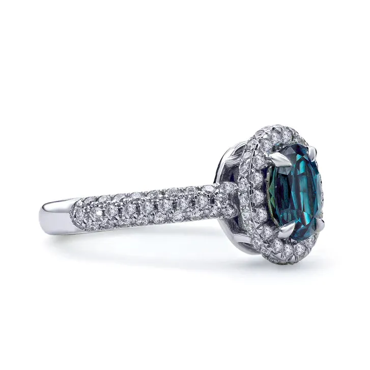 Diamond Dusted Alexandrite Ring