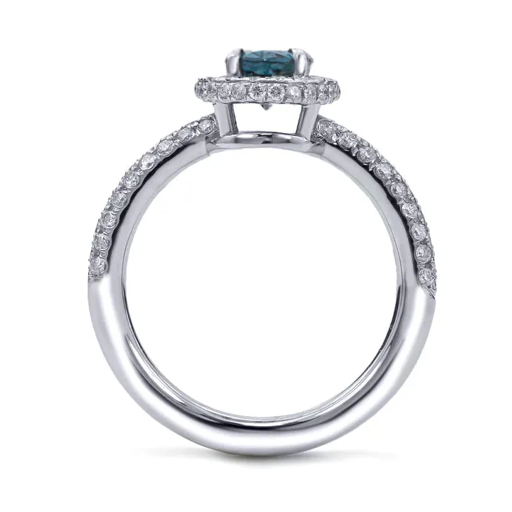 Diamond Dusted Alexandrite Ring