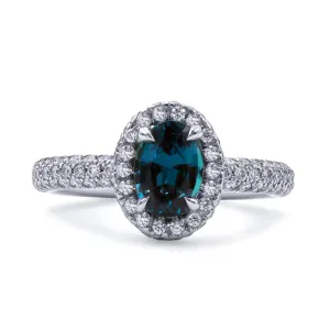 Diamond Dusted Alexandrite Ring