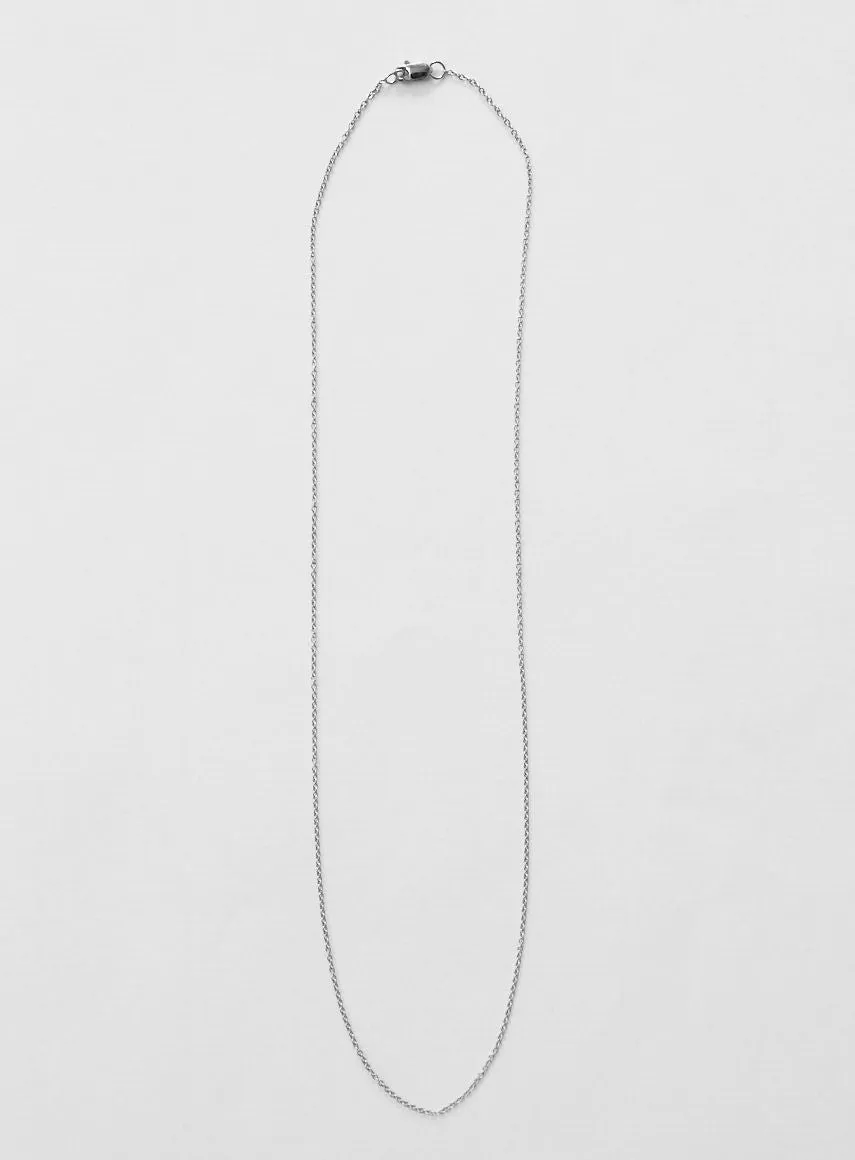 Diamond Letter Q 18K Whitegold Necklace or Pendant w. Diamond