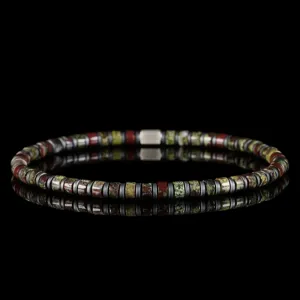 Dragon Blood Jasper Bracelet VII (4mm)