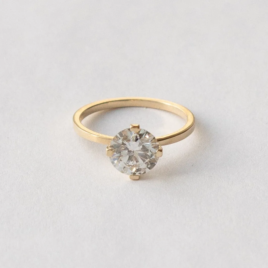 Ema Ring with 1.43ct Lab-grown Diamond in Gold