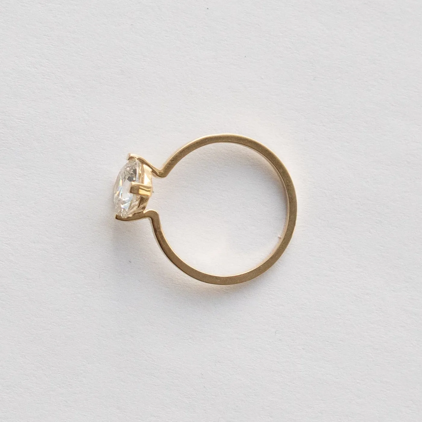 Ema Ring with 1.43ct Lab-grown Diamond in Gold