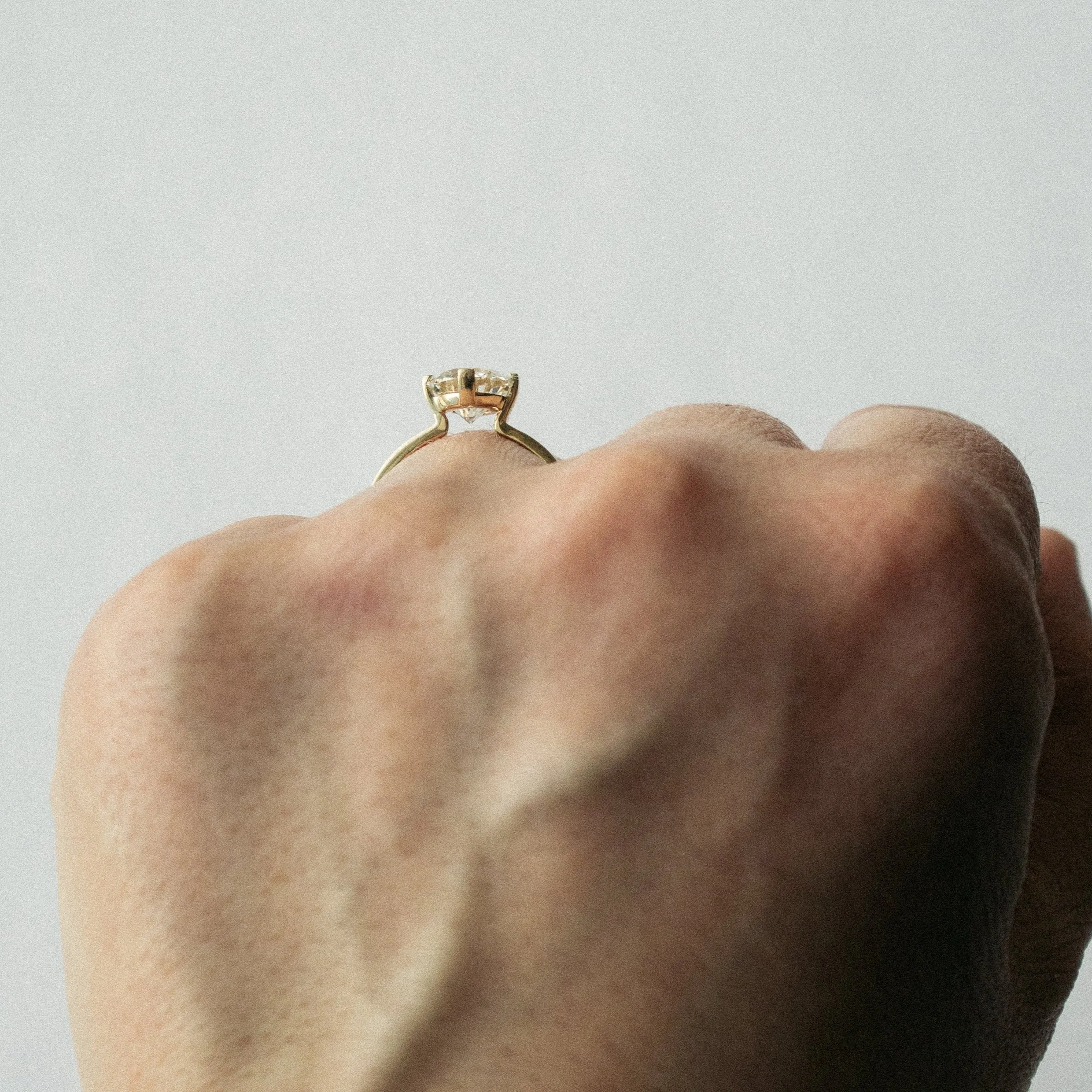 Ema Ring with 1.43ct Lab-grown Diamond in Gold