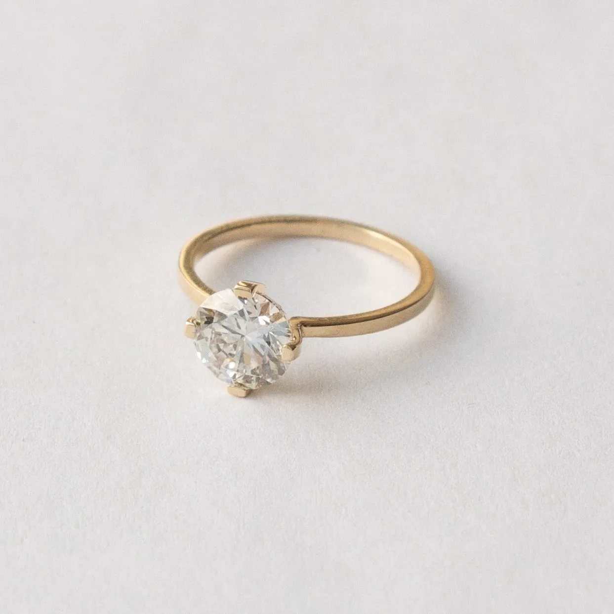 Ema Ring with 1.43ct Lab-grown Diamond in Gold
