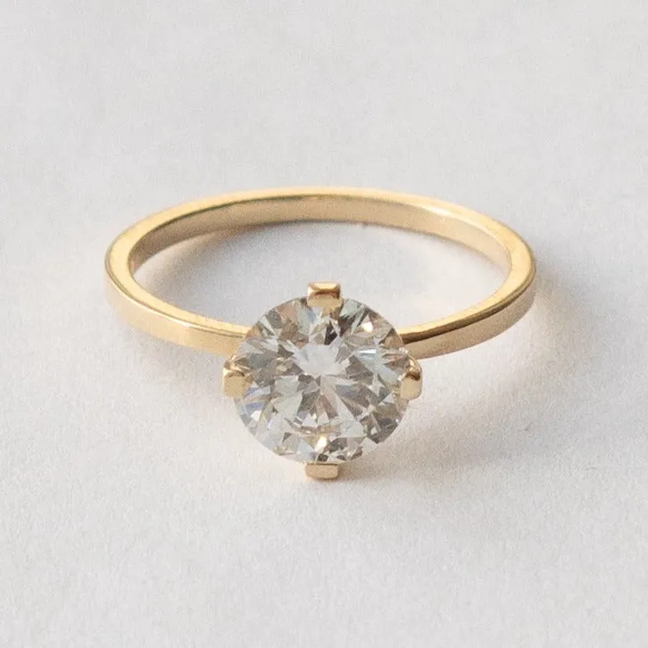Ema Ring with 1.43ct Lab-grown Diamond in Gold