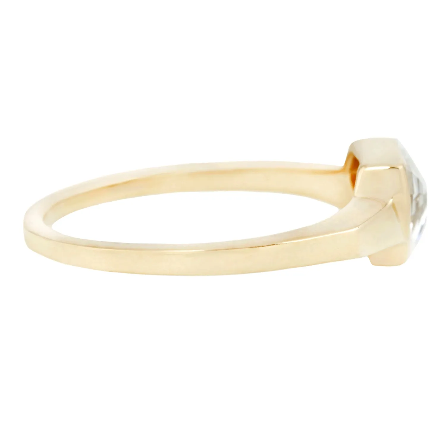 Fancy Pillar Diamond Ring