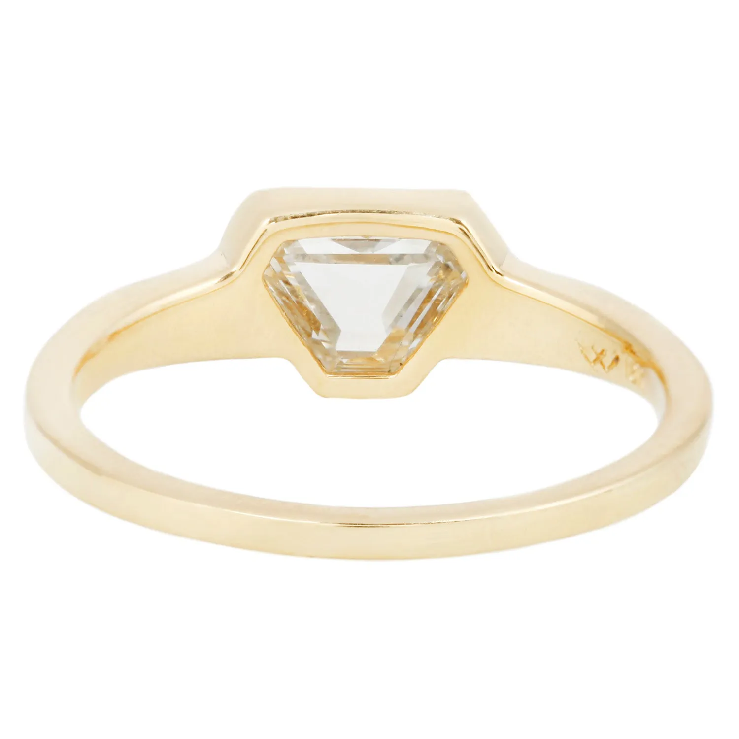 Fancy Pillar Diamond Ring