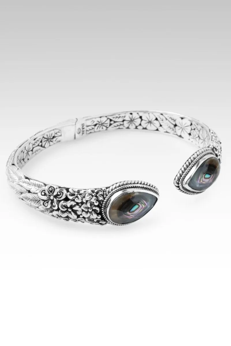 Floral Harmony Tip-to-Tip Bracelet? in Abalone