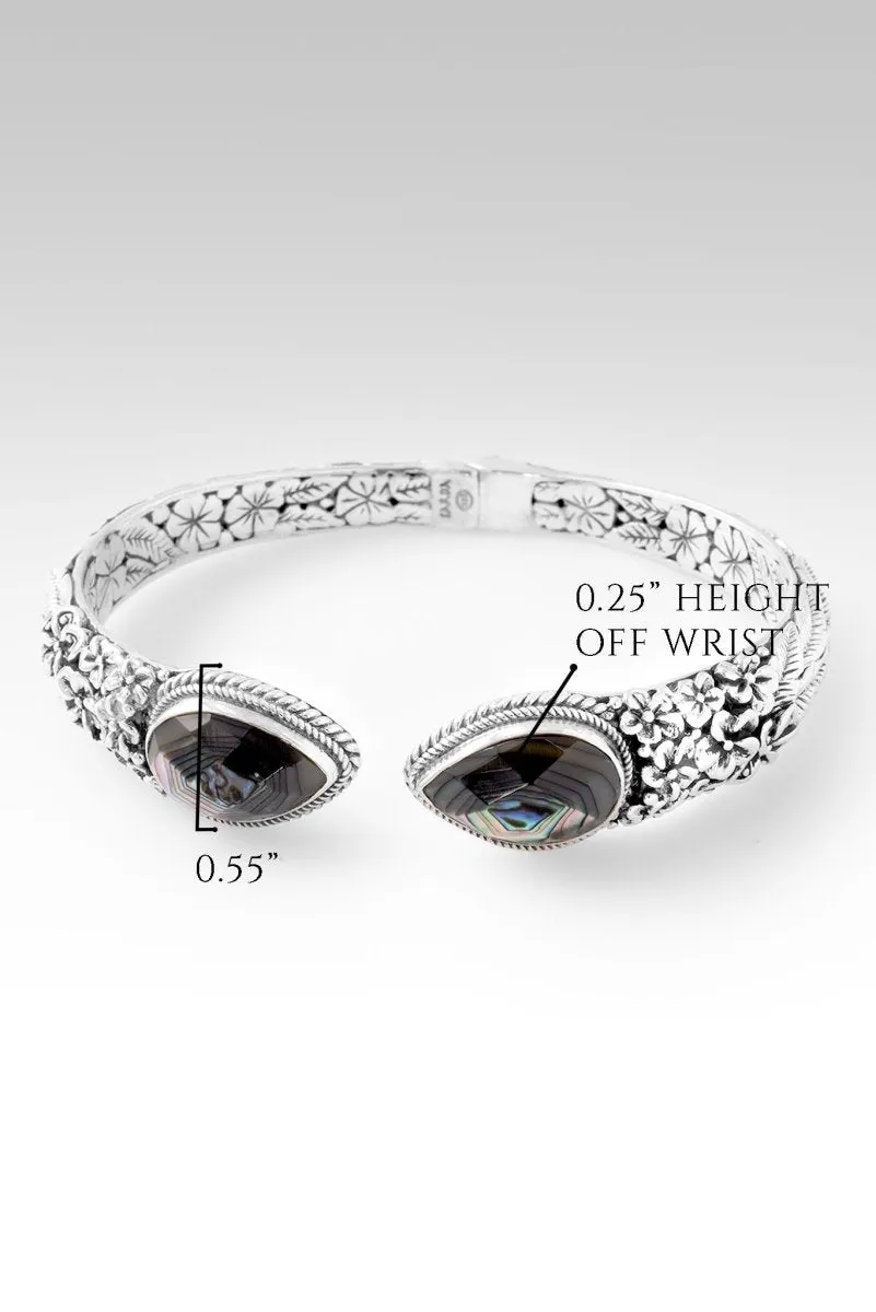 Floral Harmony Tip-to-Tip Bracelet? in Abalone