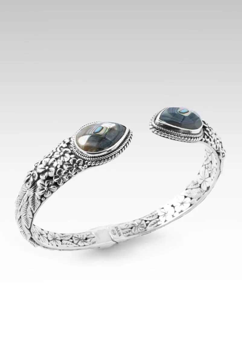 Floral Harmony Tip-to-Tip Bracelet? in Abalone