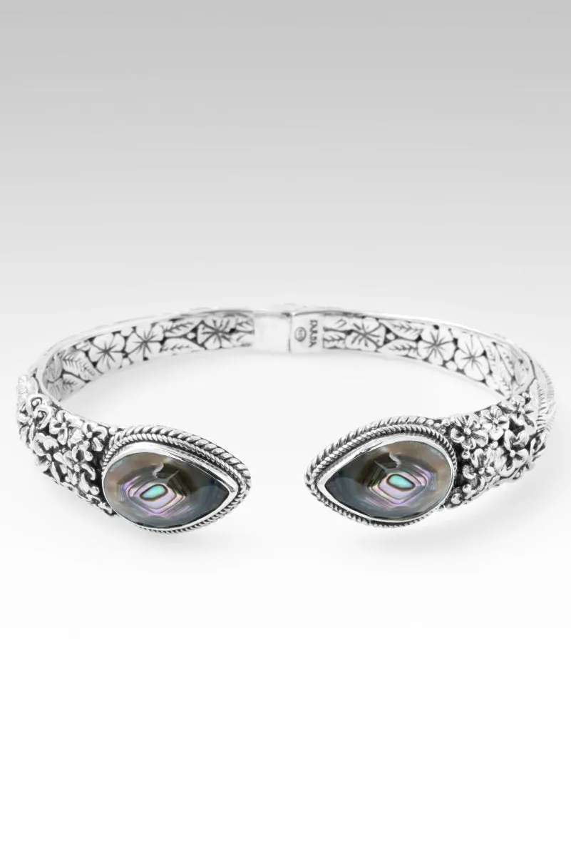 Floral Harmony Tip-to-Tip Bracelet? in Abalone