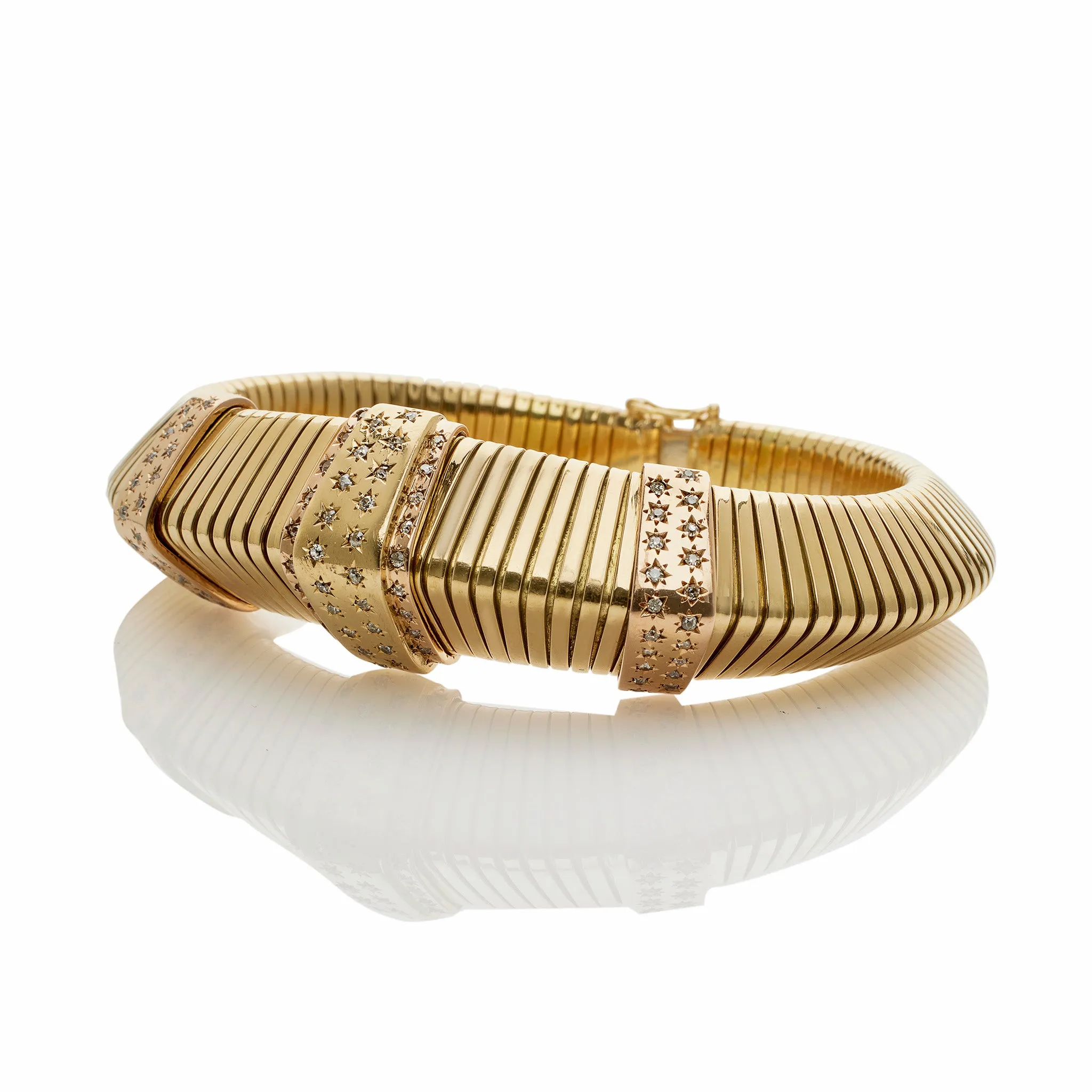 French Retro Triangular "Tubogas"  Bracelet