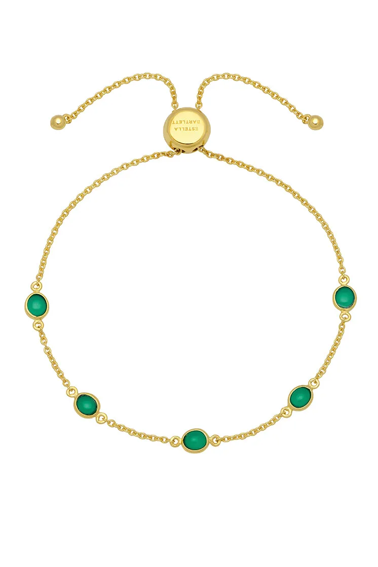 Gemstone Slider Bracelet