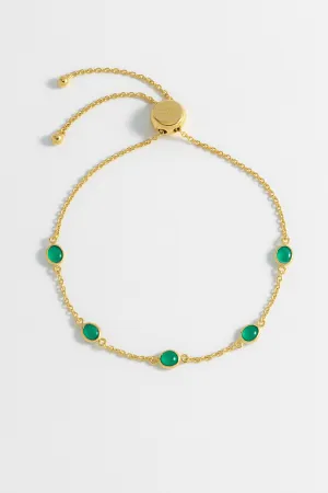 Gemstone Slider Bracelet