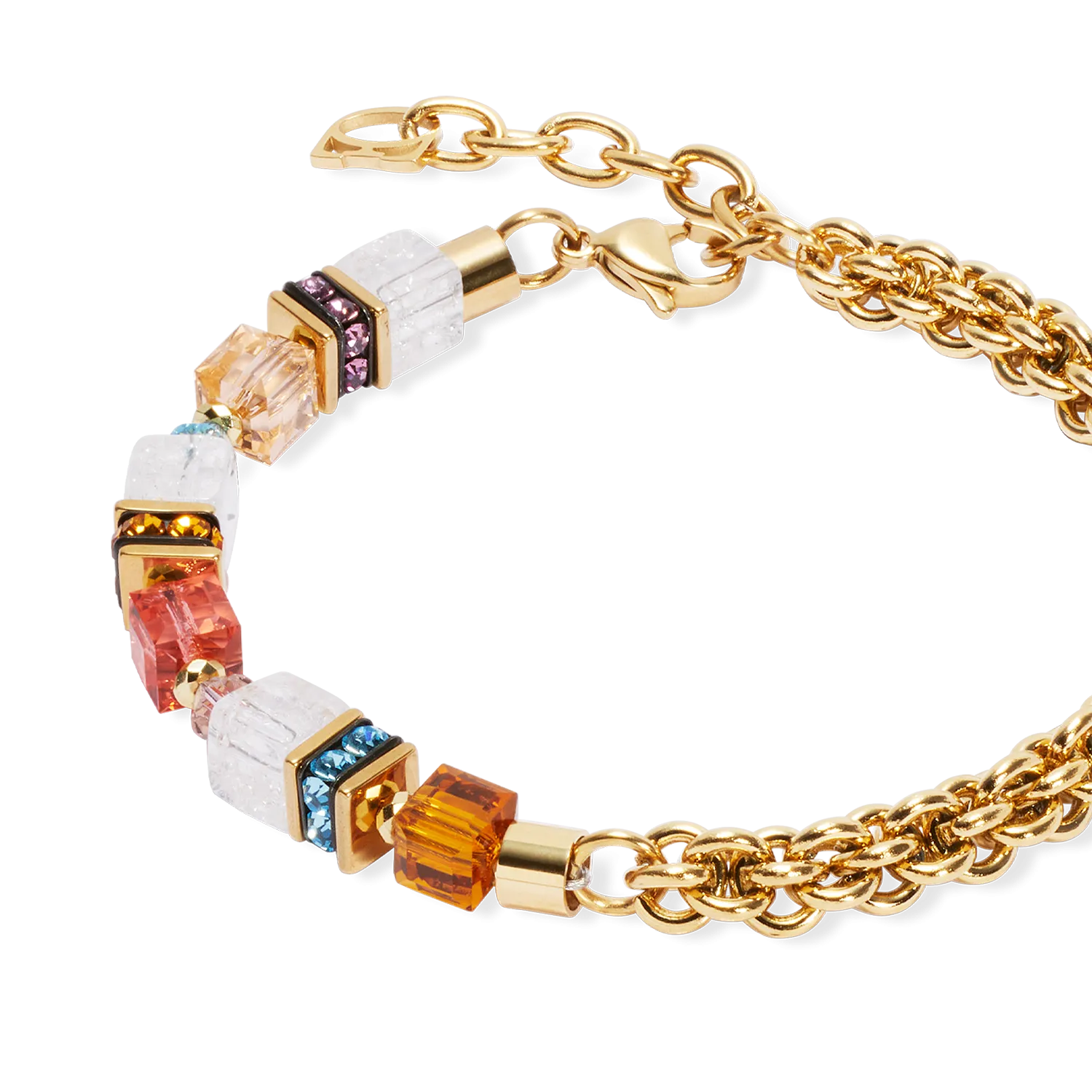 GeoCUBE? Fusion Summer bracelet gold-sunset