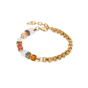 GeoCUBE? Fusion Summer bracelet gold-sunset