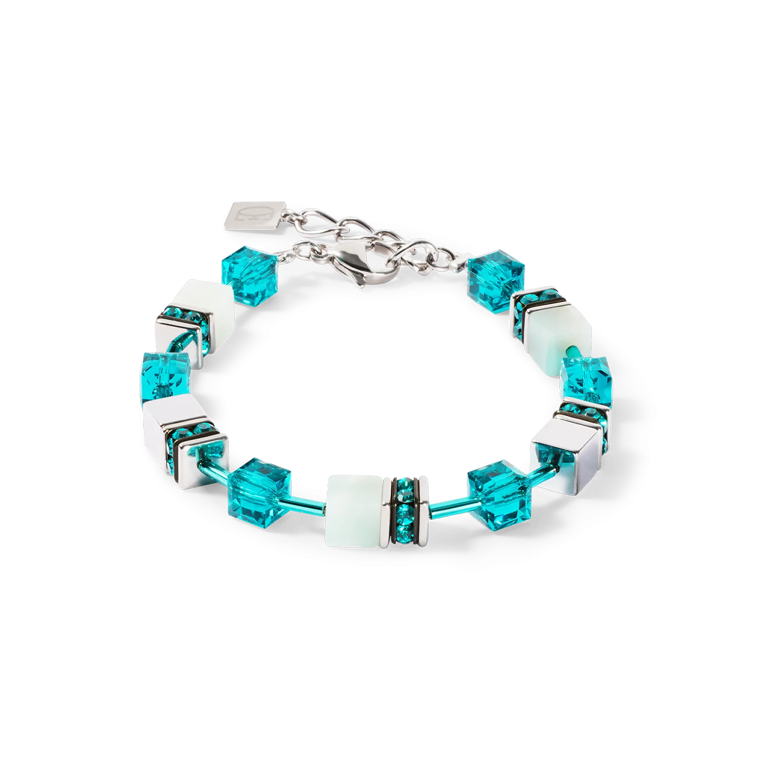 GeoCUBE? Iconic Precious bracelet silver-green