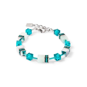 GeoCUBE? Iconic Precious bracelet silver-green