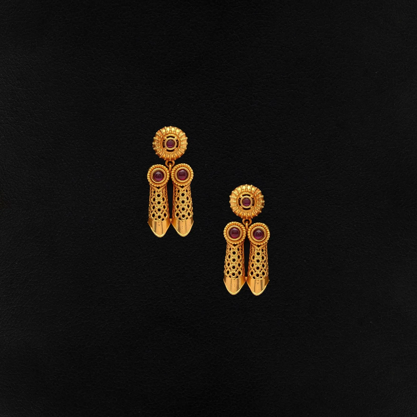 GERU STONE EARRING PSGRHSTSR10R-002