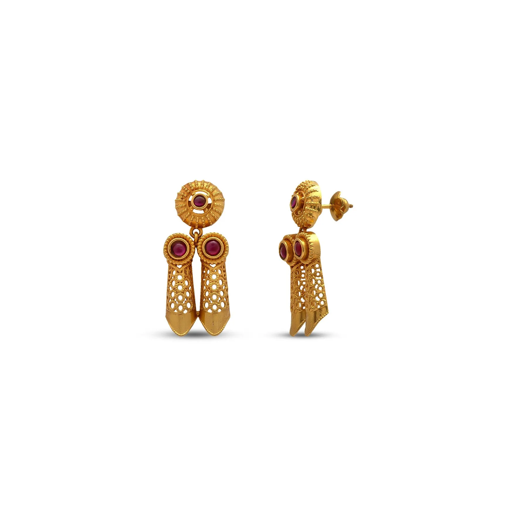 GERU STONE EARRING PSGRHSTSR10R-002