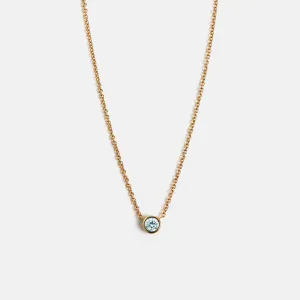 Ginta Necklace with Aquamarine