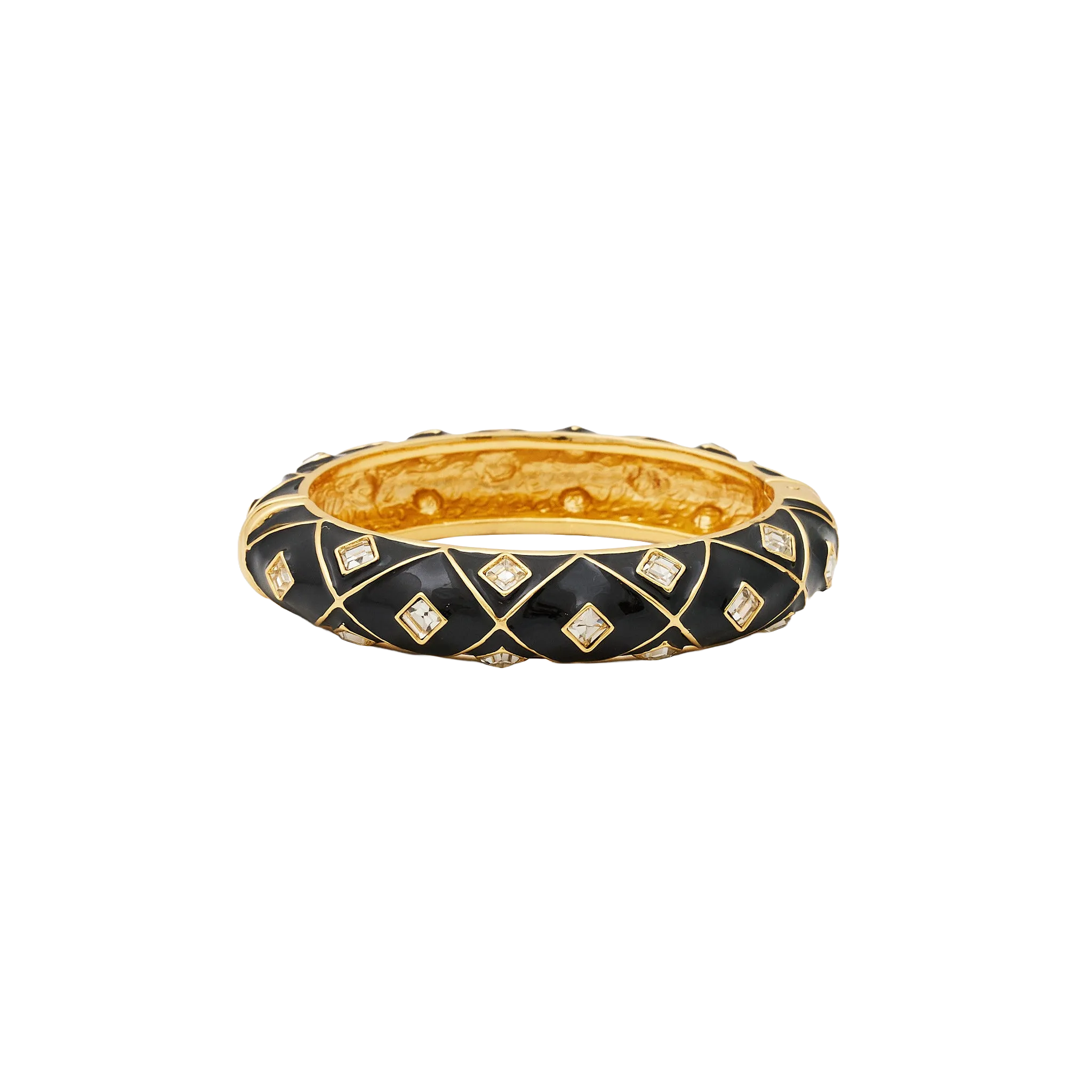 Gold & Black Crystal Bracelet