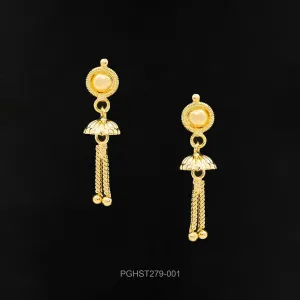 GOLDEN HANGING STUD PGHST279-001