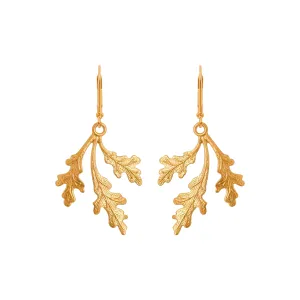 Golden Oak Earrings