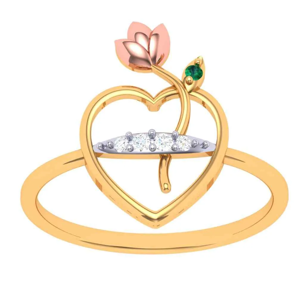 Heart Gold Rings Design For Any Occasion