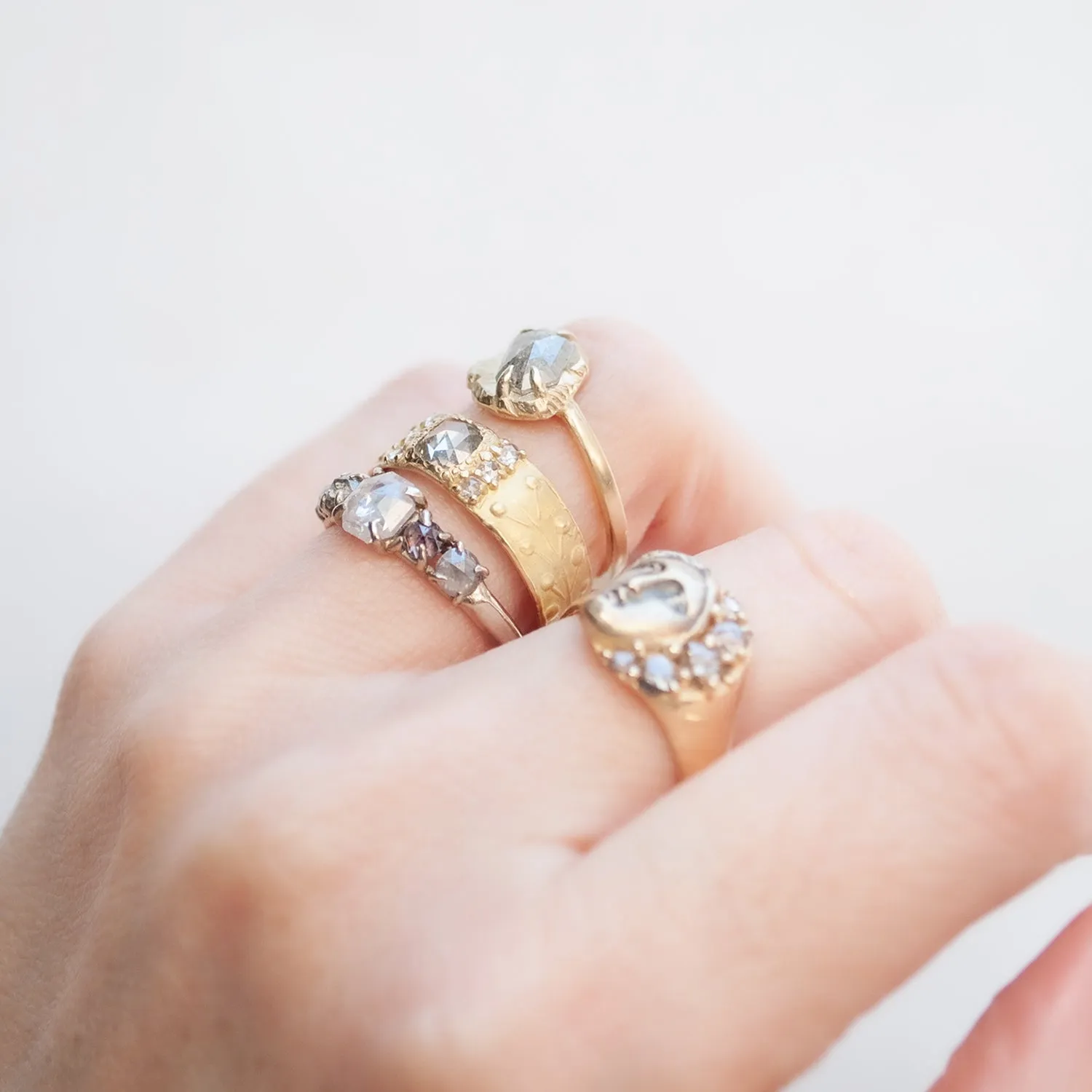 Heart of Antinous Solitaire Ring