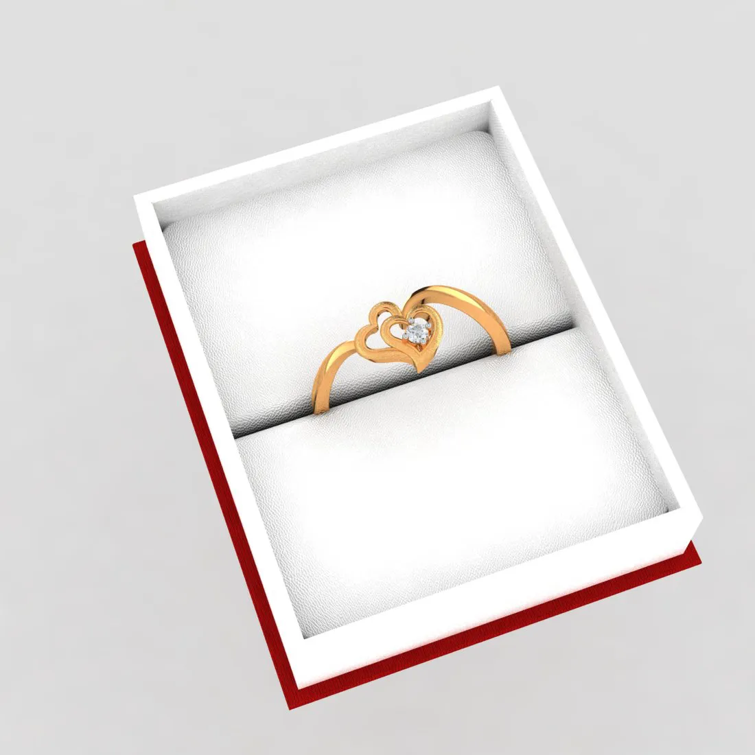 Heart Shape Diamond Ring