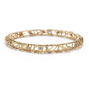 Hearts On Fire Brocade Diamond Bangle