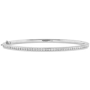 Hearts On Fire Classic Channel Set Diamond Bangle