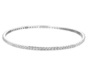 Hearts On Fire Eternity Channel Diamond Bangle