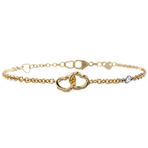 Hearts On Fire Lorelei Interlocking Heart Bracelet