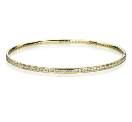 Hearts On Fire Milgrain Diamond Bangle