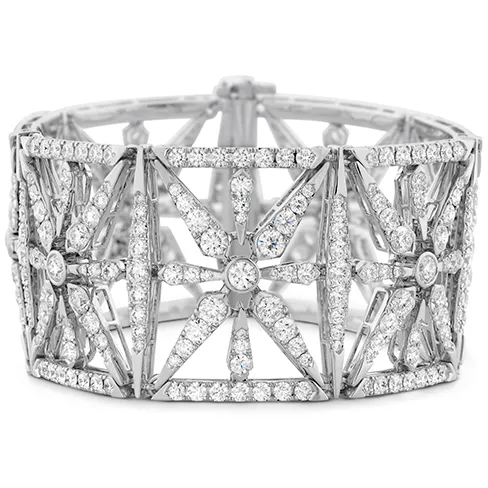 Hearts On Fire Triplicity Diamond Cuff Bracelet