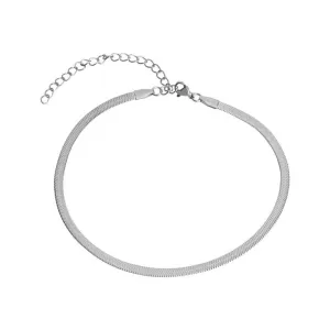Herringbone Snake Chain Anklet