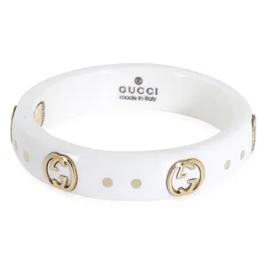 Icon Band in 18K Ceramic/Yellow Gold