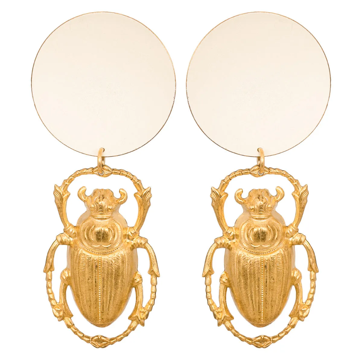 Ivory Khepra Earrings