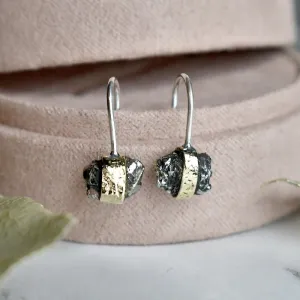Jacinta Pyrite Drop Earring