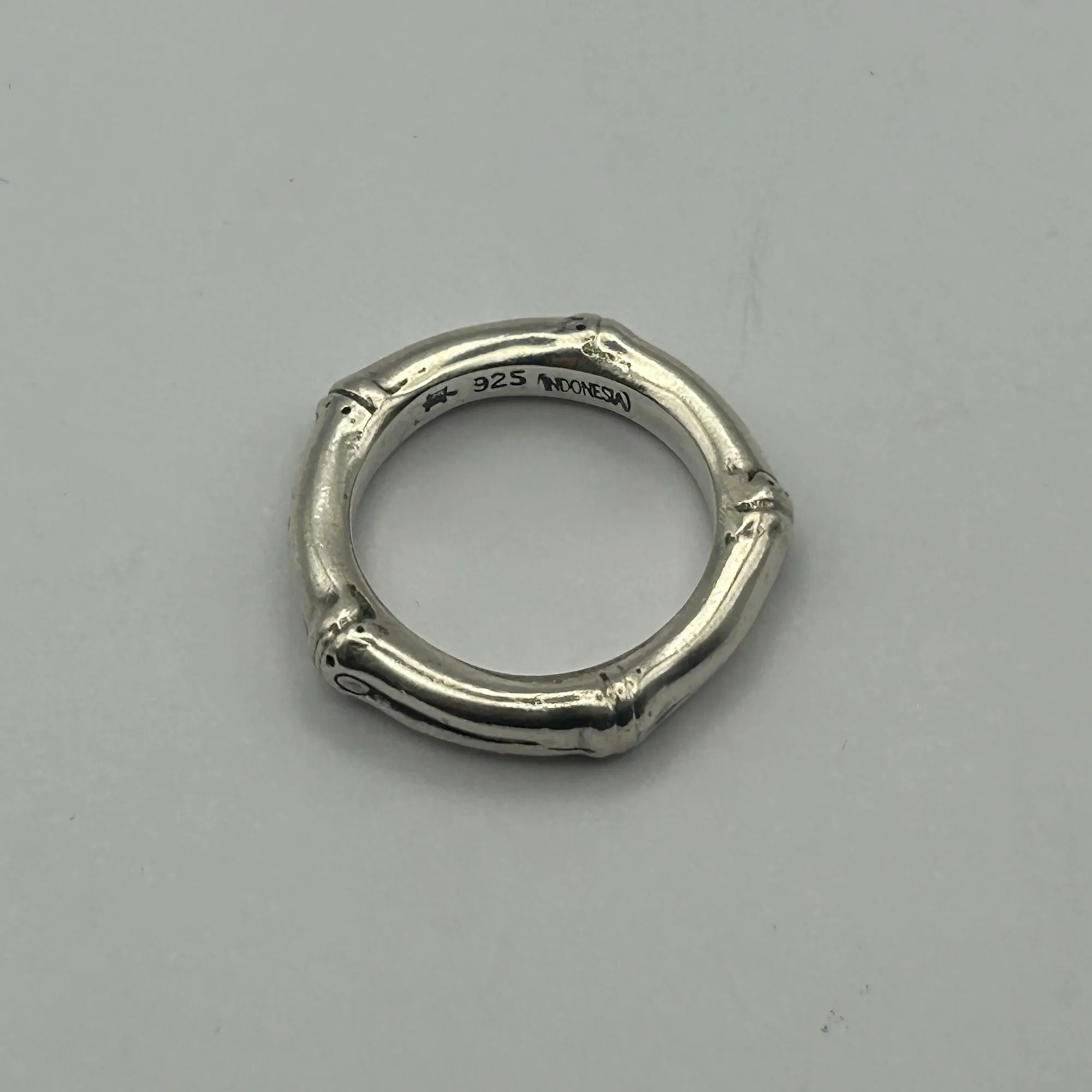 John Hardy Bamboo Band Sterling Silver - Size 7