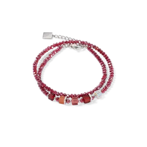 Joyful Colours Update Bracelet silver-red