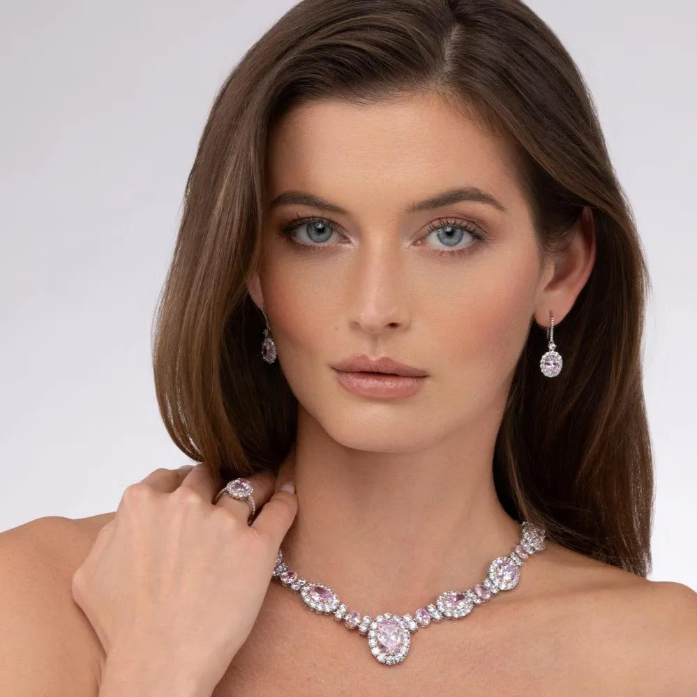 Kennedy Crystalline Earrings in Aquamarine