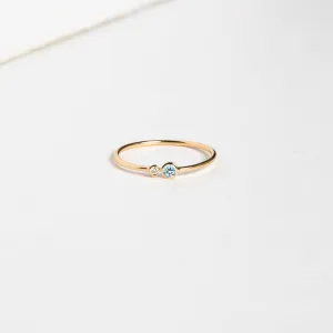 Kiki Ring with Aquamarine