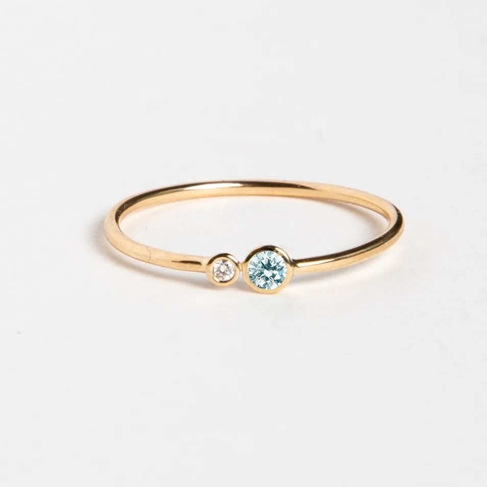 Kiki Ring with Aquamarine
