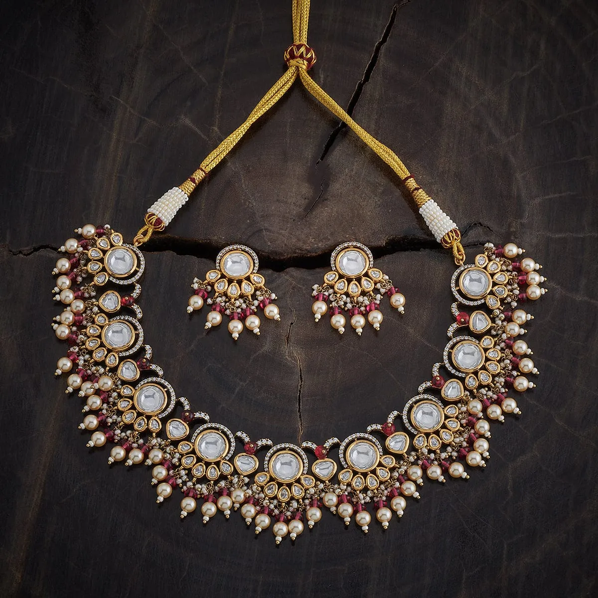 Kundan Necklace 165873